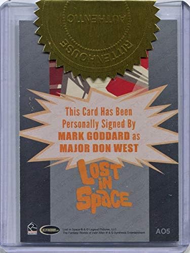 Lost in Space Archives S2 AO5 Art Autograph Mark Goddard como Don West