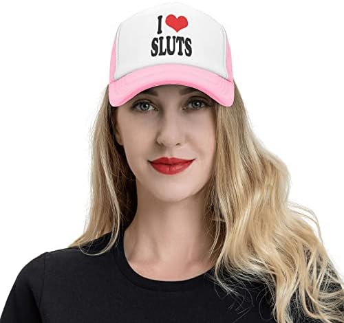 Chapéu, eu amo vagabundas, chapéu de caminhão, boné de beisebol masculino masculino de pai chapéu de