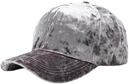 Caps de beisebol de veludo sólido de verão feminino Caps de beisebol visoros Caps Hat Stuff Loft