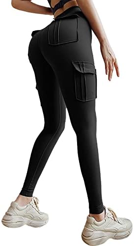 Snksdgm ioga calça alta cintura que executa leggings treino esportivo de calças atléticas calças femininas