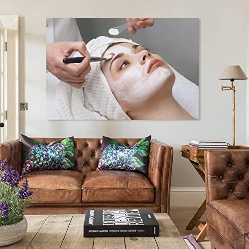 Imagens faciais de limpeza facial para Wall & Spa Poster Tratamento facial Spa Spa facial Pôster Skin 7 Posters de pintura de tela e impressões de arte de arte para a sala de estar Decoração de quarto 12x18 polegadas (30x4