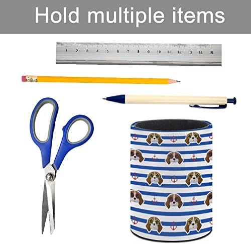Beagle Dog Impresso Pen Porta Lápis Cup para Organizador de Madeireiro Prancher Cup para o escritório da sala de aula em casa