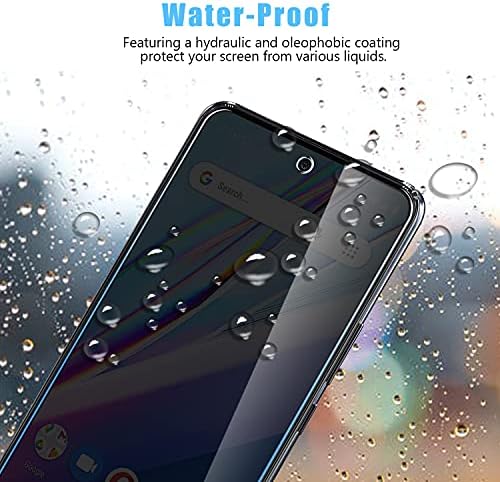 ANBEL Design ANBZSIGN [2 PACK] Blu G91 Pro Privacy Screen Protector, vidro temperado com dureza 9H anti-SPY, preto