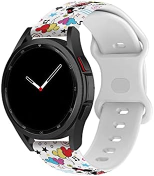 Banda de smartwatch fofa compatível com Galaxy Watch 4 Band Galaxy Active Watch 40mm/Samsung Galaxy Watch Active2