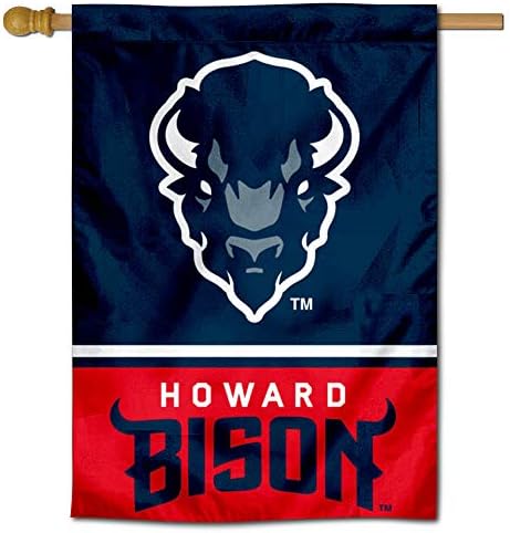 Howard Bison, de duas lados e bandeira da casa de dupla face
