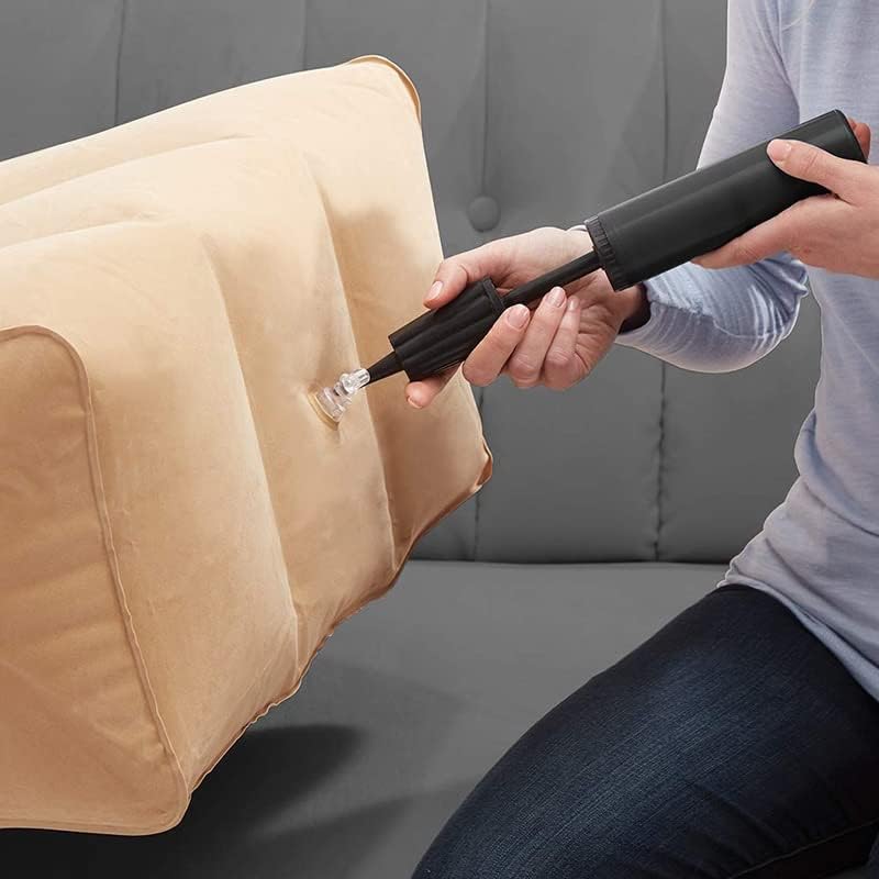 N/A Inflável Suporte a perna travesseiro alivia macia dor almofada de almofada de relaxamento travesseiro