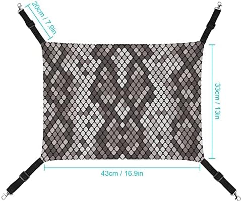 Cama de gato costura de diamante gaiola de pet hammock cama suspensa respirável para gatinho filhote de coelho furão 16,9 x13