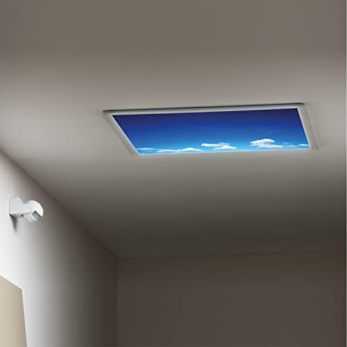 Tampas de luz fluorescentes para painéis de difusor de luz do teto Blue Sky Pattern-Fluorescent Light