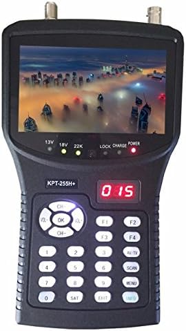Kangput KPT-255H+TVI 4,3 polegadas Full Full HD Handheld Satellite Finder of Ahd TVI HD CCTV Tester de câmera