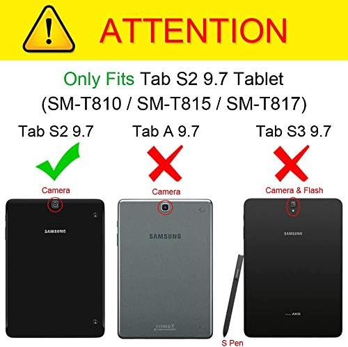 Caixa da Apoll para Samsung Galaxy Tab S2 9,7 polegadas 2015 Tablet Modelo Sm-T810/T813/T815, Padrão