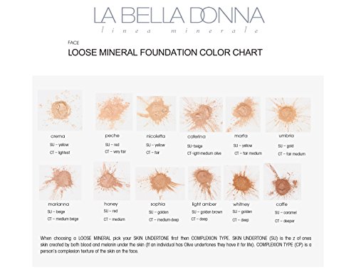 La Bella Donna Fundação Mineral Loose SPF 50 | 10G - Honey