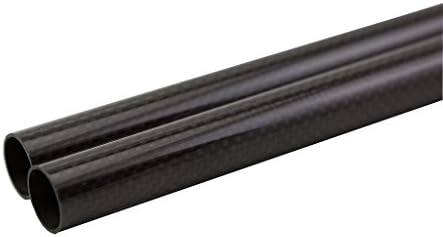 Shina 3k Roll embrulhado Tubo de fibra de carbono de 15 mm 10mm x 15 mm x 500 mm brilhante para RC Quad