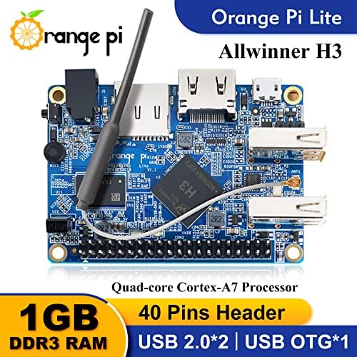 Orange Pi Lite 1 GB DDR3 AllWinner H3 Quad Core Open Switce Board Computador, Suporte ao Microcontrolador Android, Ubuntu, Imagem Debian