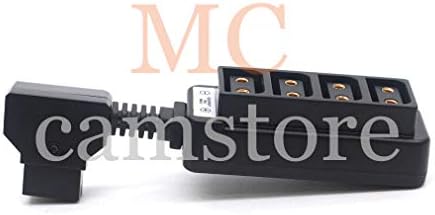 McCamstore D-Tap Power Hub, D-Tap Male a 4 x P-Tap Feminino, Splitter D-Tap 10amp para Arri para Red para