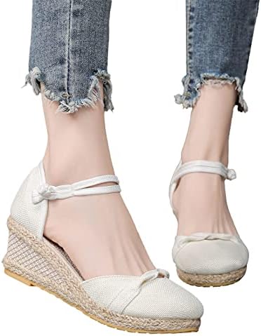 Sandálias de cunha feminina moda de verão sandálias respiráveis ​​sandálias de dedão de dedão de pé de caminhada para caminhada