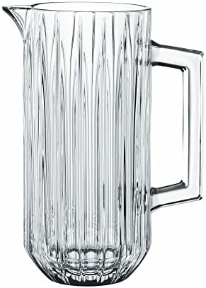 NACHTMANN JULES Coleção Girra de vidro, 40 onças, feita de cristal, clara e dura de água com alça, serve refrigerantes,