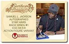 Samuel L. Jackson autografou Star Wars Mace Windu #1 CGC SS 9.8 com tampa de variante de figura de ação