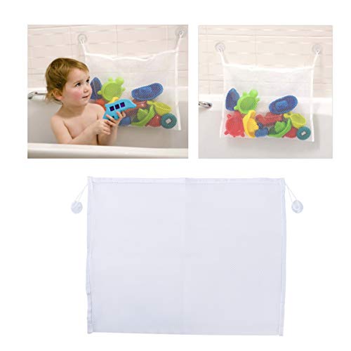 Yarnow Baby Bath Bathtub Toy Storage Storage Mesh Bag Organizer para banheiro crianças crianças