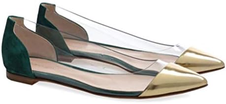 Holibanna 1Pair Sapatos planos transparentes