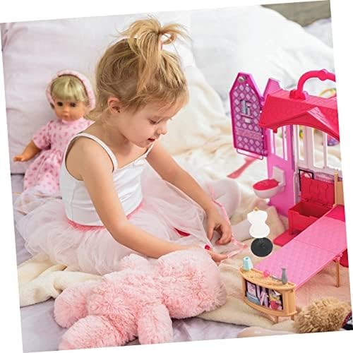 JoJofuny 2pcs mini mannequim stand menina para criança roupas bonecas modelo corporar mini mini brinquedos