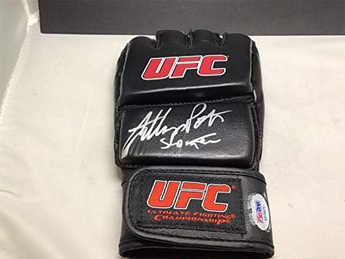 Anthony Pettis Showtime assinado UFC luva autografada PSA/DNA COA 1A - luvas autografadas do UFC