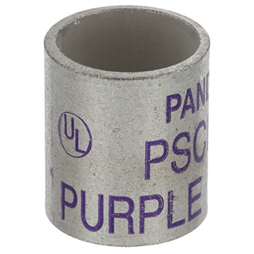 Panduit PSCPUR-Q Código Condutor Splice paralelo, codificação de cores, código de cor roxa, comprimento da tira de fio de 1 , 0,77 OD, 0,88 Comprimento
