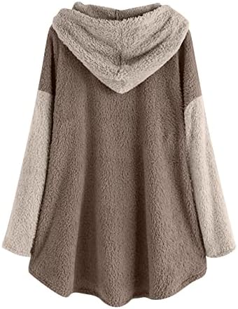 Vestido de suéter feminino outono e inverno casual cor macia com capuz quente com capuz de tamanho grande