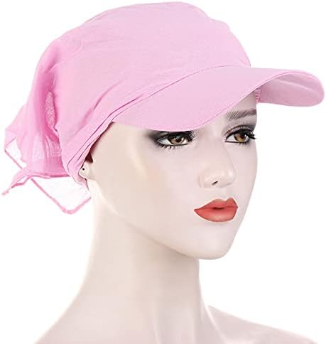 Capéu de chapéu de cabeceira do gorro feminino Princho de sol do sol Proteção feminina Caps de beisebol O chapéu