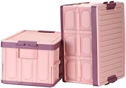 Caixa dobrável de camping Caixas de armazenamento dobráveis ​​Caixas 2 Pacote caixas de armazenamento Plástico