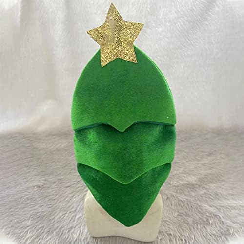 Ifotime Christmas Tree Hat Funnic Christmas Hat Novel Chapéu de Natal Holdres Holiday Hat Hat pode ser Diy Hat Party Banding Banner