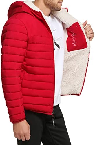 Calvin Klein Men's Capated Jacket Casat Sherpa forrado
