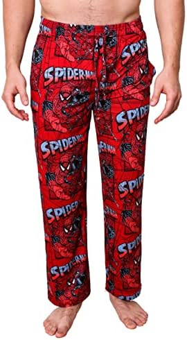 Marvel Spider-Man Slinger 90's All Over Comics Lounge Sleep Pants