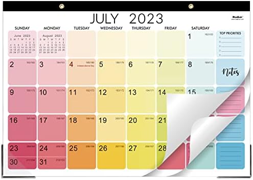 2023-2024 Calendário de mesa-calendário de mesa grande 2023-2024, 12 '' x 17 '', julho de 2023-dezembro