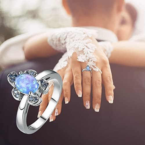 2023 Novo engajamento redondo de zircões de zircões femininos anéis de casamento anéis de jóias para mulher
