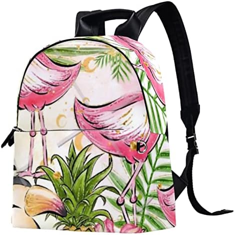 Tbouobt Leation Travel Mackpack Laptop Laptop Casual Mochila Para Mulheres Homens, Macaw Folhas