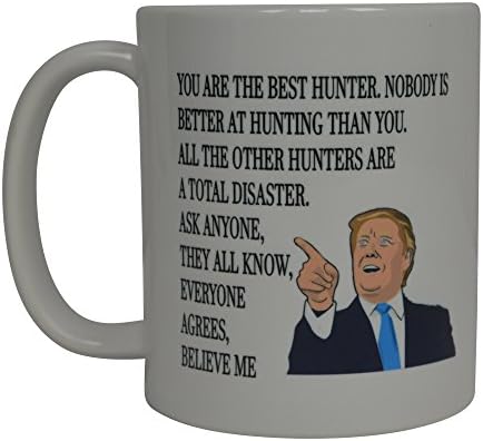 Melhor engraçado Hunter Donald Trump Trump Coffee Caneca Caça a Caça à Caça à Caça à Caça à Caça