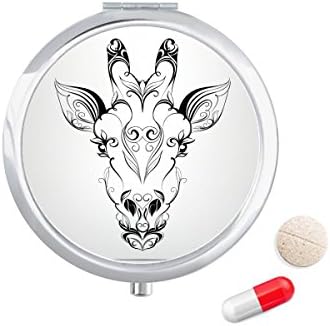 Tibetano Antelope Animal Retrato Caso Cague Pocket Medicine Box Caixa de contêiner Distribuidor