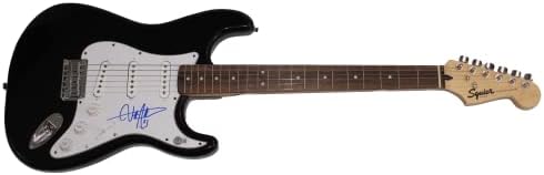 Billy Strings assinou autógrafo em tamanho grande Black Fender Stratocaster Electric Guitar E w/Beckett Authentication Bas Coa - jovem rock rock rock bluegrass estrela, tumulto e papel alumínio, casa, renovação