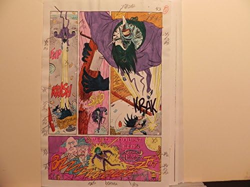Detetive Comics Anual 16 Darkness in Production Art Signado A.Roy PG57