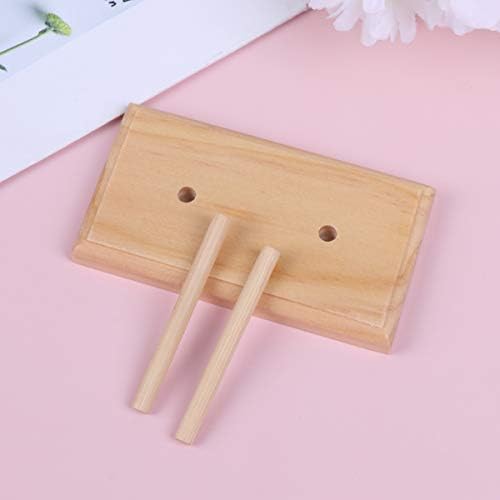 Excetty Wooden Thread Spool Rack Sewing Wire Stand Stand Standing Line Storage Storage Borderyer