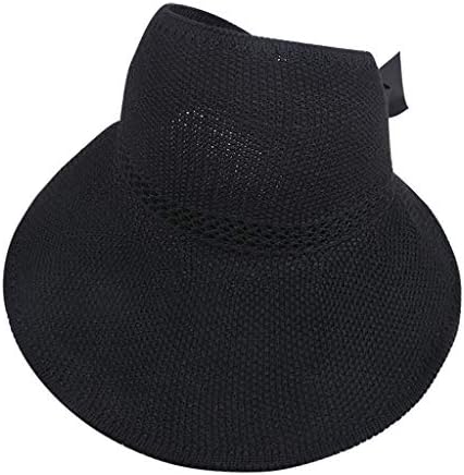 PMUYBHF Chapéu de viseira larga larga para mulheres, ladras de protetor solar chapéu de palha de palha