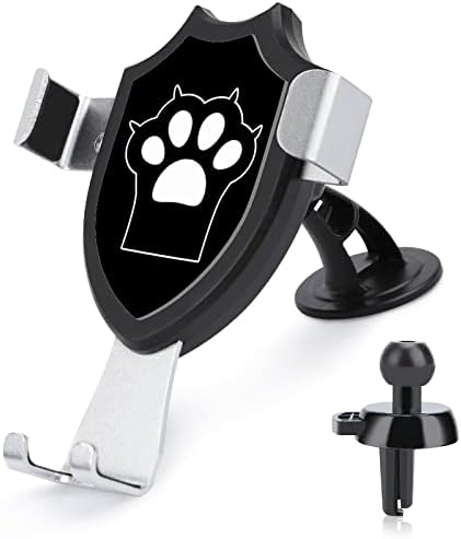 Big Black Cat Paw Car Phone Mount Hands Free Air Vent Cell Phones Compatível com Smartphone iPhone Automobile Cradles Universal