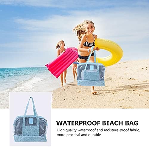1 PC PC Durável bolsa de brinquedo Bolsa de armazenamento Desgaste- Roupas de roupas de praia Decoração de bolsa