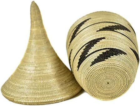 Tutsi Basket tidded Tight Weave Ruanda Arte Africana