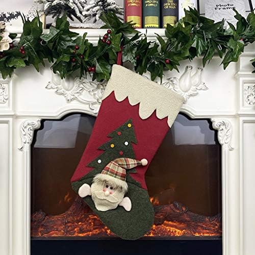 Ornamento de estoque de Natal Papai Noel Gifts Decor Decor de Snowman Sock Decoração de casa Christmas de Christmas