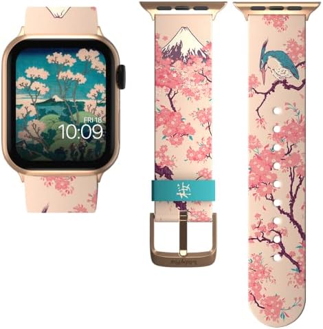 Hokusai Smartwatch Band - Inspirado pelo artista, compatível com todos os tamanhos e séries de Apple Watch