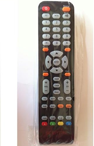 New Sceptre TV/DVD Comb Remote for Sceptre E165BV-HD E195BV-SHDC E245BD-FHDU E246BD-FHD E325BD-HDW E328BV-FMDC E325BV-FMDU E326 E325BD-HD E243BD-FHD X325BV-FHDU​​​​​ X425BV-FHD3 DVD Comb televisão