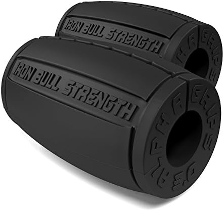 Iron Bull Strength Alpha Grips 3.0 - Extreme Arm Blaster - Melhor adaptador de barra de halteres e barbell