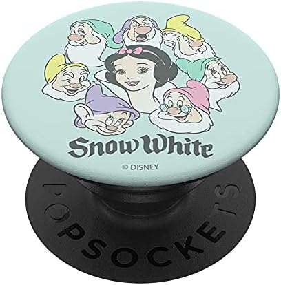 Disney Snow Branca e os Sete Popsockets de Círculo Classic Classic Dwarfs Swappable PopGrip