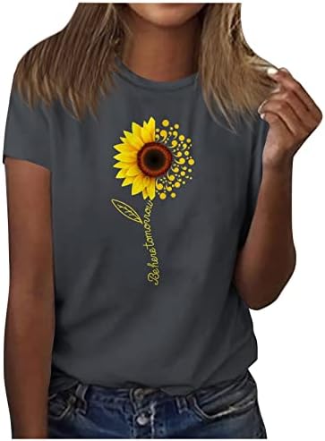 Tampas femininas Tampas soltas FIT o pescoço 2023 blusas de manga curta camisetas de ioga de tamanho grande para